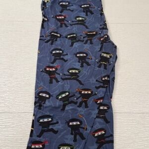 Fabulegs Ninja Print Leggings size XL